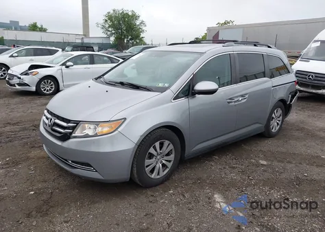 2016 Honda Odyssey Ex-L из США, поврежденный, VIN 5FNRL5H65GB036542